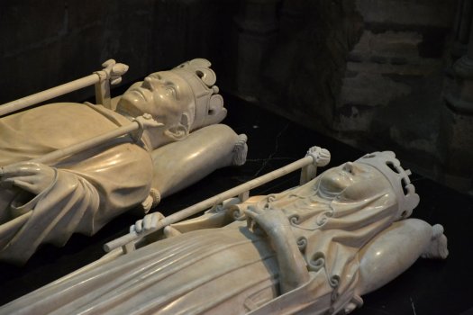 Charles VI le Fou - Isabeau de Bavire - gisants - Basilique St Denis - CDT93lp