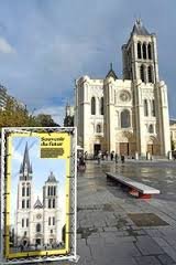 Remontage de la flche de la basilique de Saint-Denis