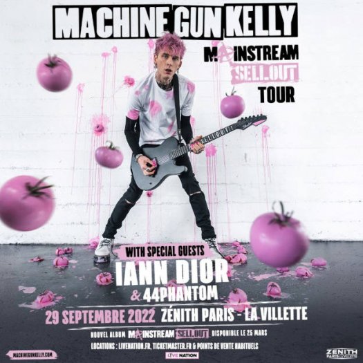 Machine Gun Kelly au Znith de Paris