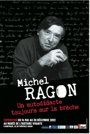 Exposition Michel Ragon au Muse d'histoire vivante de Montreuil