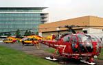 H�licopt�re et avions taxi sur l'a�roport du Bourget - aviation d'affaires