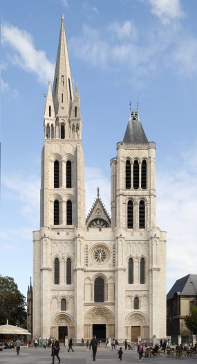 Julie Guiches - Remontage de la fleche de la basilique cathedrale de Saint-Denis - vue 3D