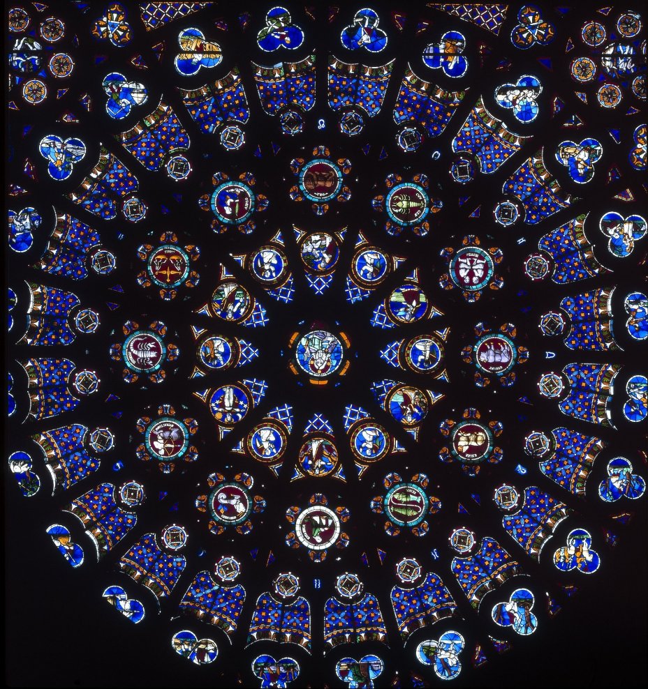 Rosace de la Basilique cathdrale de Saint-Denis