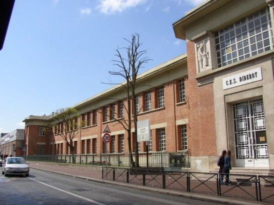 Collge Denis-Diderot  Aubervilliers (ancien groupe scolaire Paul-Doumer construit en 1934)  Marie-Franoise Laborde - Dpartement de la Seine-Saint-Denis