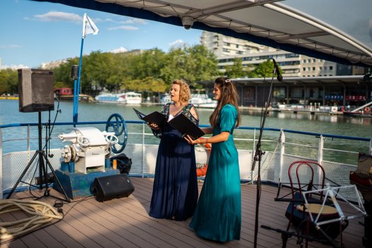 Concert flottant Jaroussky Bassin de la Villette Et du Canal 2020