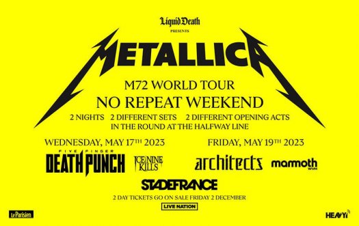 Concert de Metallica au Stade de France