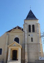 Eglise de Pantin - Saint-Germain prs de la station de mtro ligne 5