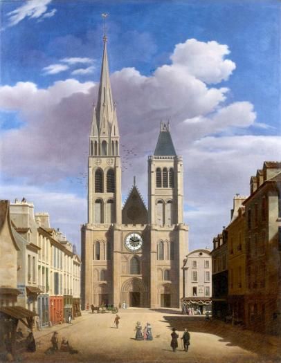 Basilique Saint Denis avec la flche nord
