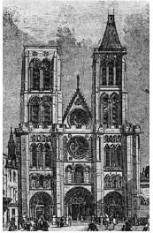 Basilique Saint-Denis en 1846