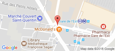 Libertel Gare de l'Est Franais, 13 rue du 8 Mai 1945, 75010 PARIS
