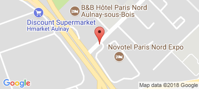 Htel Novotel Paris Nord Expo Aulnay, 65 rue Michel Ange RN 370 Carrefour de l'Europe, 93600 AULNAY-SOUS-BOIS