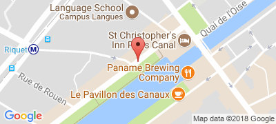 Pniche Antipode, 55 quai de la Seine, 75019 PARIS