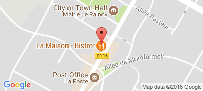 La Maison Bistrot, 117 avenue de la Rsistance, 93340 LE RAINCY