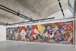 Takashi Murakami, The Name Sucession of Ichikawa Danjuro XIII, Hakuen, Kabuki Juhachiban, 2023, photo : Thomas Lannes