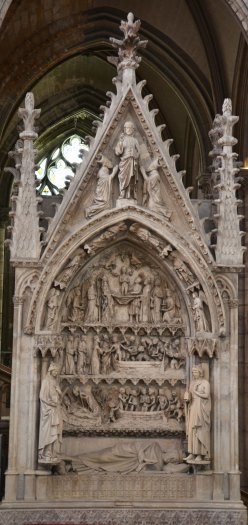 Dagobert 1er - tombeau - ensemble - basilique St Denis - visuel SSDT lp