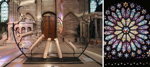 Facing each other, a suggested reconstruction of the 13th century north rose window