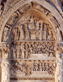 Dagobert, king of France, funerary statue (detail) - Saint Denis Basilica