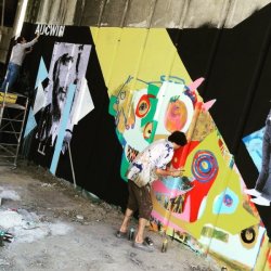 aucwin, parcours street art avec le 6b