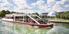 Cruises on the Ourcq and Seine rivers...