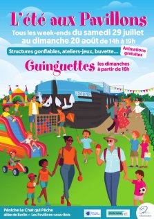 les jeux et soires aux Pavillons sous bois (93) cet t 2023