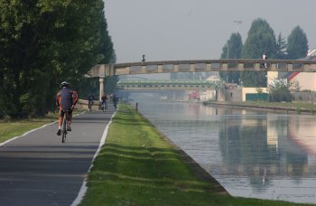 Piste cyclable Paris Ourcq