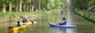Cano Kayak sur le canal de l'Ourcq