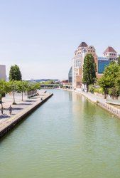 Canal de l'Ourcq in Pantin