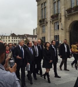 Fran�ois Hollande � la Basilique de Saint-Denis 19 09 2015 