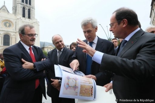 Franois Hollande  la Basilique de Saint-Denis 19 09 2015 (3)