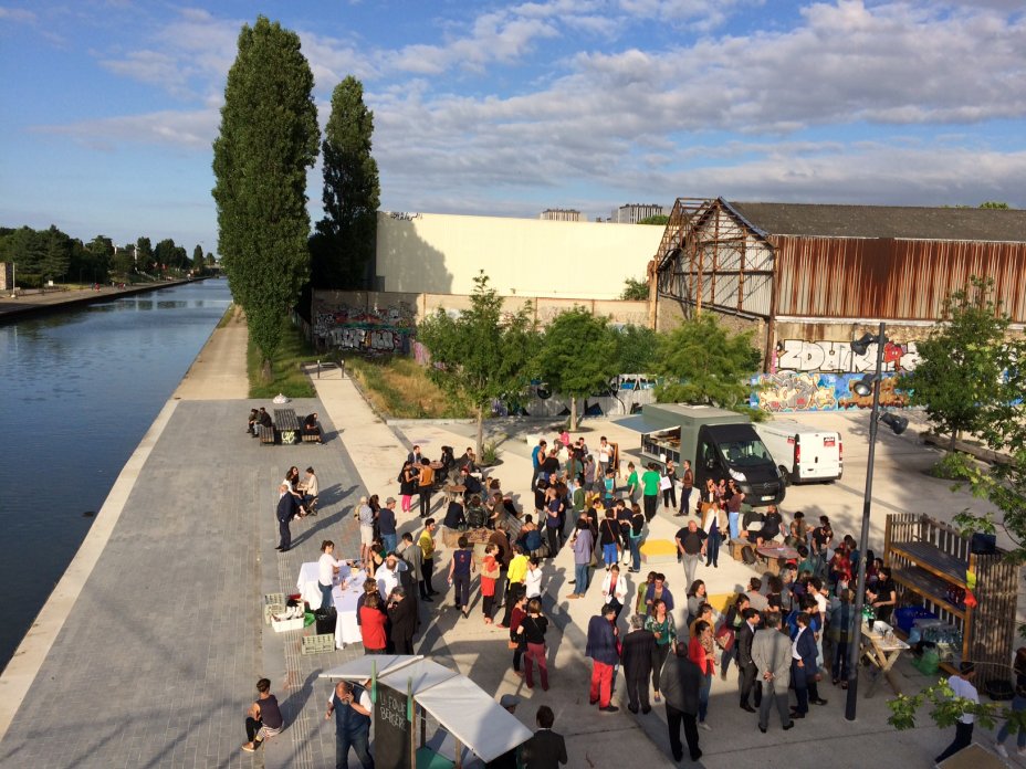 Port de loisirs de Bobigny sur le canal de l'Ourcq