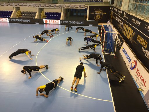 entra�nement handball Tremblay