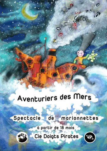 Affiches Aventuriers des mers, spectacle pour enfants