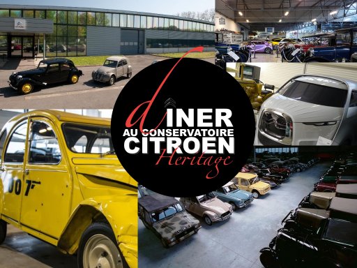 Dîner au conservatoire Citroën 2019