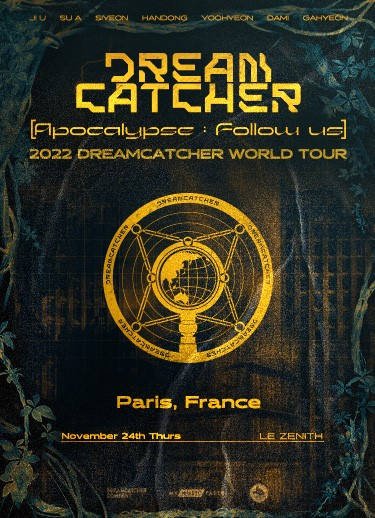 Dreamcatcher - kpop coréen au Zénith de Paris novembre 2022