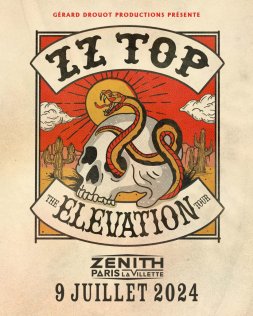 Concert de ZZ TOP au Zénith de Paris