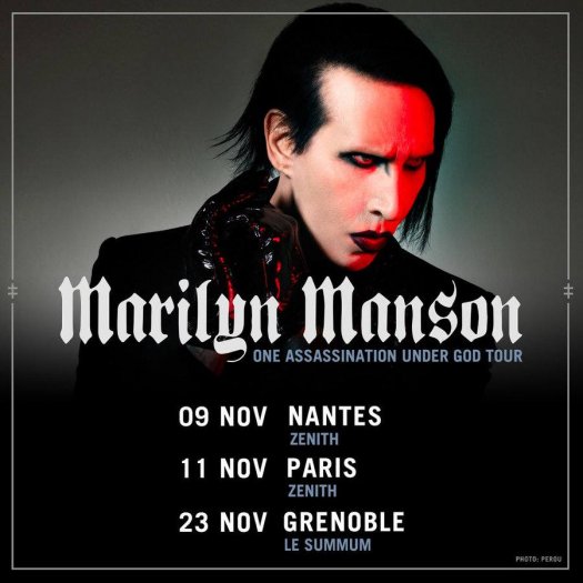Marilyn Manson en concert au Znith de Paris - 11/11/2025