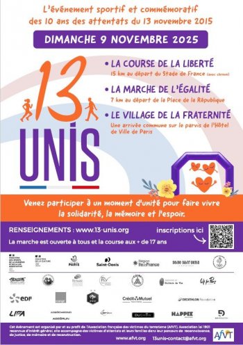 Course 13-UNIS, 10 ans des attentats de novembre