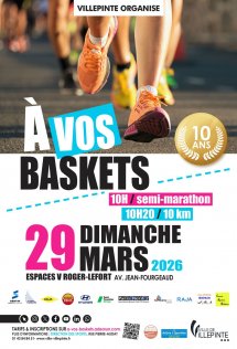 A vos baskets, semi-marathon � Villepinte