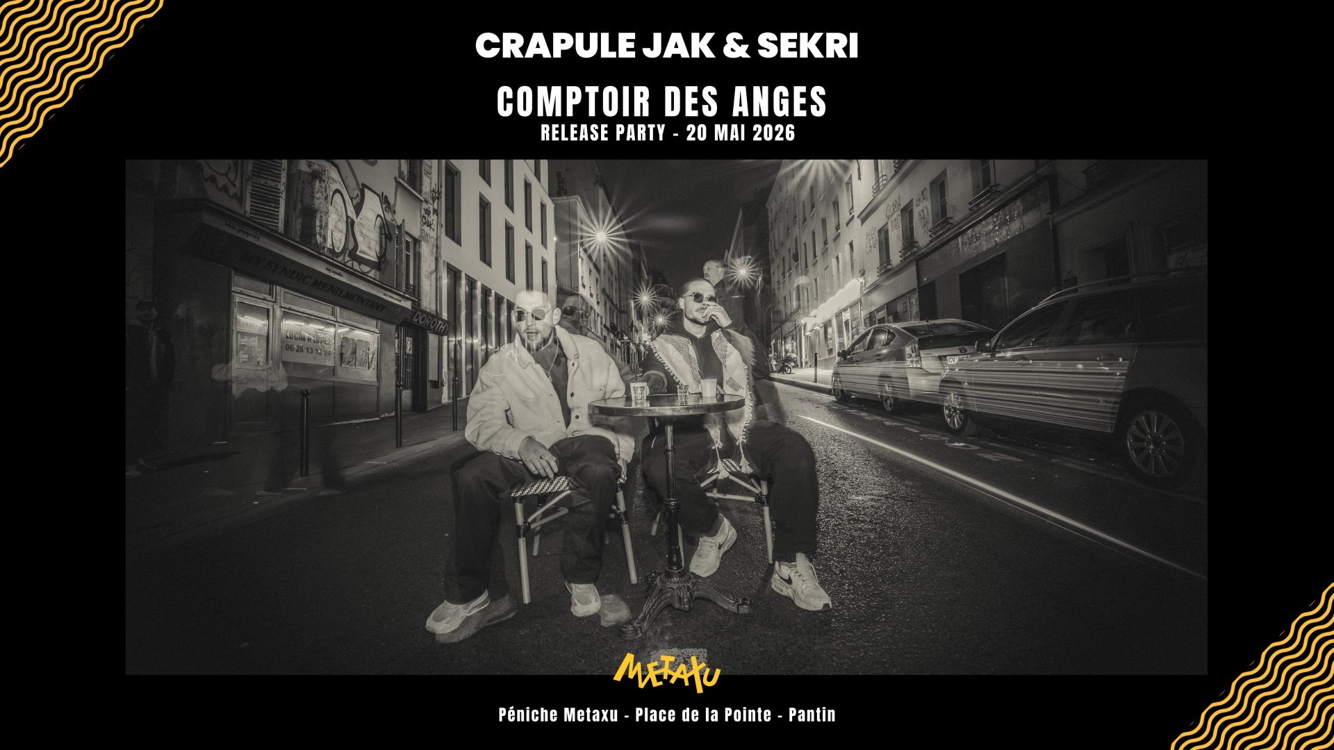 Crapule Jack & Sekri Release Party - Comptoir des Anges