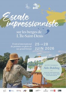 Escale impressonniste � Ile-Saint-Denis, Festival peinture plein air