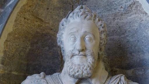 Buste d'Henri IV dans la basilique Saint-Denis