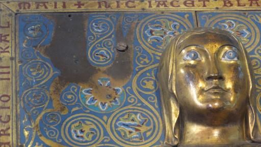 Dtail du gisant de Blanche de France