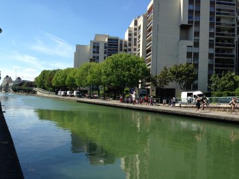 Canal de l'Ourcq in Pantin