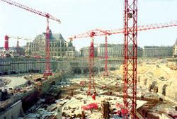 Chantier du RER aux Halles