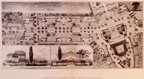 Carte Cit-jardin de Stains