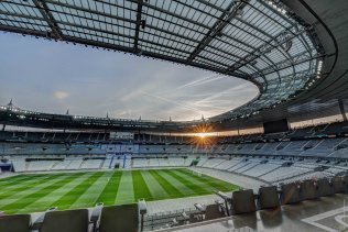 Le Pape L�on XIV au Stade de France