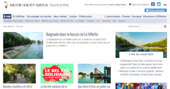Home du site web de Seine-Saint-Denis Tourisme