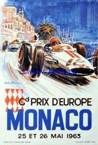 Monaco Grand Prix poster