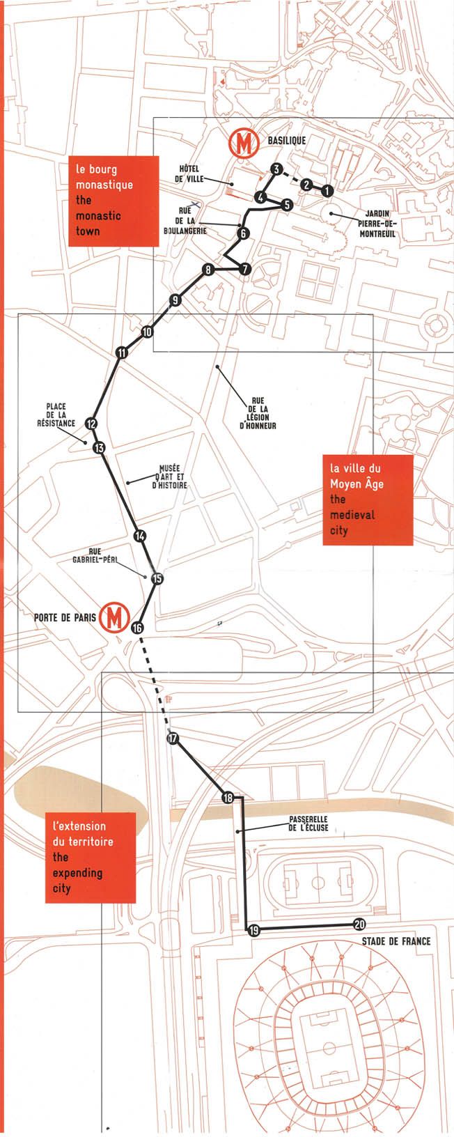 Parcours historique de Saint-Denis