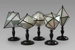 19th century crystallographic models stand Memento Mori